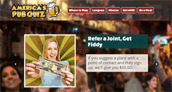 Desktop Screenshot of americaspubquiz.com